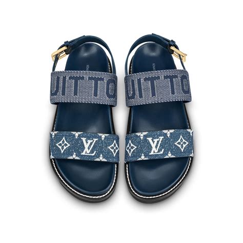 louis vuitton flat sandals